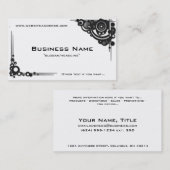 モダンな(モダンな)デザイン4の名刺 名刺 (正面/裏面)