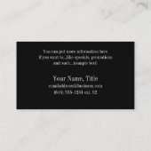 モダンな(モダンな)デザイン7の名刺 名刺 (裏面)