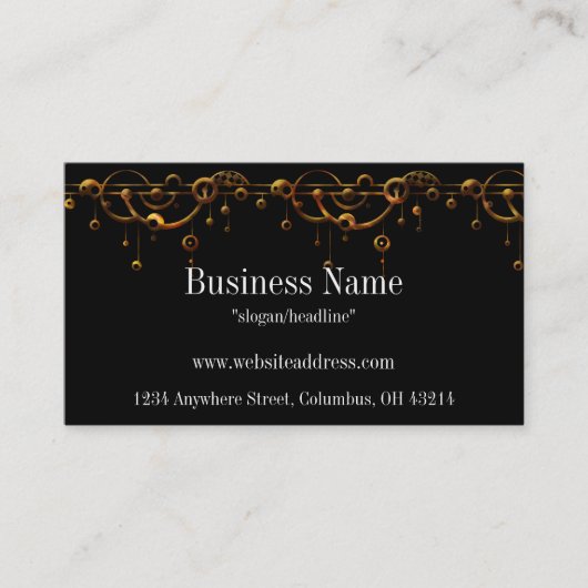 モダンな(モダンな)デザイン7の名刺 名刺 (正面)