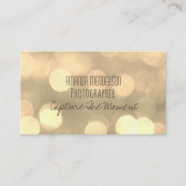 モダンな《写真》ぼけ味ライトトレンディーパターン 名刺