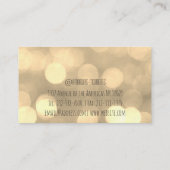 モダンな《写真》ぼけ味ライトトレンディーパターン 名刺 (裏面)