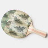 モダンな（紋章の）フラ・ダ・リのデザイン 卓球ラケット (横)