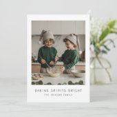 モダンな Baking Spirits Bright 兄弟写真 シーズンカード (スタンド正面)