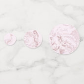 モダンな Chic トワ・ド・ジュイ ピクニック ブライダルシャワー コンフェッティ (正面)