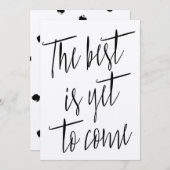 モダンな chic「最高の瞬間はこれから」 (正面/裏面)