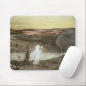 「モダンな」L'EstampeからのDanteそしてビアトリス、publ マウスパッド (マウス)