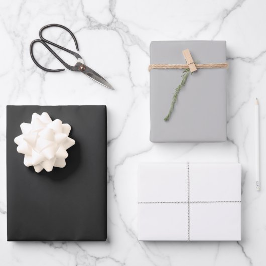 モダンなCSWラッピングシート ギフト用 ラッピングペーパーシート (正面)