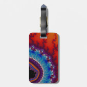 モダンなGeodeの荷物のラベル ラゲッジタグ (裏面縦)