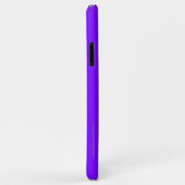 モダンなiPhone6ケース、紫色及びパーソナライズな白 Case-Mate iPhoneケース (裏面/右)