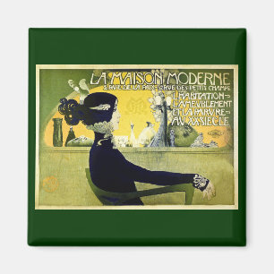 モダンなLa Maison -ヴィンテージ1905年 マグネット