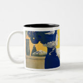 モダンなLa Maison c.1902 ツートーンマグカップ (左)