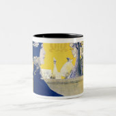 モダンなLa Maison c.1902 ツートーンマグカップ (中央)