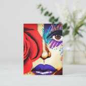 モダンなNYCの通りの芸術 ポストカード (スタンド正面)