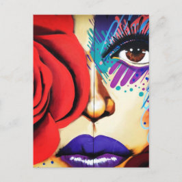 モダンなNYCの通りの芸術 ポストカード