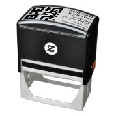 モダンなQRコードまたはロゴビジネスカスタム セルフインキングスタンプ (商品)