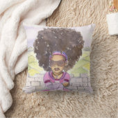 モダンなRapunzelのアフリカのアクセントの枕20x20の終わり クッション (ブランケット)