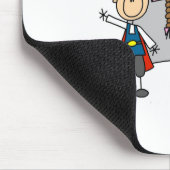 モダンなRapunzel マウスパッド (コーナー)