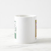 モダンなRiddlersの雪のマグ コーヒーマグカップ (中央)