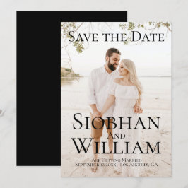 モダンなSave The Date - 写真付きでパーソナライズ 招待状