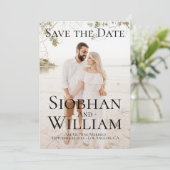 モダンなSave The Date - 写真付きでパーソナライズ 招待状 (スタンド正面)