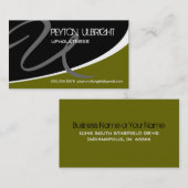 モダンなSwooshのモノグラムU 名刺 (正面/裏面)