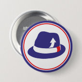 モダンなTrilby 缶バッジ (正面&裏面)