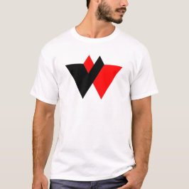 モダンなWモノグラム Tシャツ