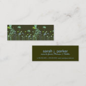 モダンによってはお母さんのテレホンカードが開花します コーリングカード (正面/裏面)