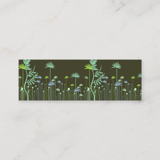 モダンによってはお母さんのテレホンカードが開花します コーリングカード (正面)