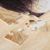 モダンによって吹かれるウェルシュコーギー ジグソーパズル (側面)