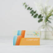 モダンによって折られるペーパー名刺 名刺 (スタンド正面)