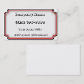 モダンによって積み重ねられるプラスチック 名刺 (正面/裏面)