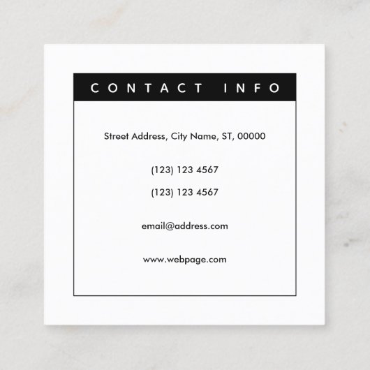 モダンによって組み立てられる文字エレガントなパステル調レモン スクエア名刺 (裏面)