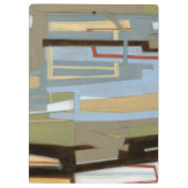 モダンのノルマン人Wyattによる自由な表現の絵画 クリップボード (裏面)