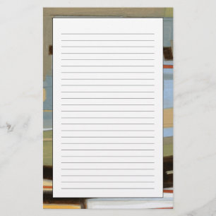 モダンのノルマン人Wyattによる自由な表現の絵画 便箋