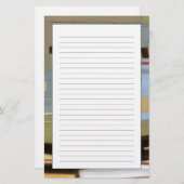 モダンのノルマン人Wyattによる自由な表現の絵画 便箋 (正面/裏面)