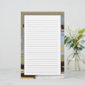 モダンのノルマン人Wyattによる自由な表現の絵画 便箋 (スタンド正面)