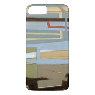 モダンのノルマン人Wyattによる自由な表現の絵画 iPhone 8 Plus/7 Plusケース