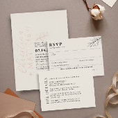 モダンのベージュ結婚ブラック詳細エンクロージャカード エンクロージャーカード