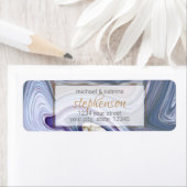 モダンのマーレ結婚ッド紫バラ瑪瑙 ラベル (インサイチュ)