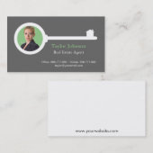 モダンの主不動産業者の写真の名刺 名刺 (正面/裏面)