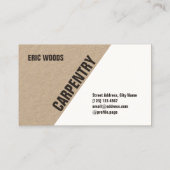 モダンの割れた一見 名刺 (裏面)