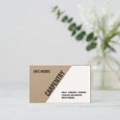 モダンの割れた一見 名刺 (スタンド正面)