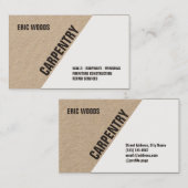 モダンの割れた一見 名刺 (正面/裏面)