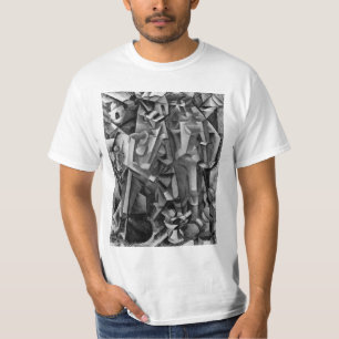 モダンの抽象的なキュービズムの絵画のワイシャツ Tシャツ