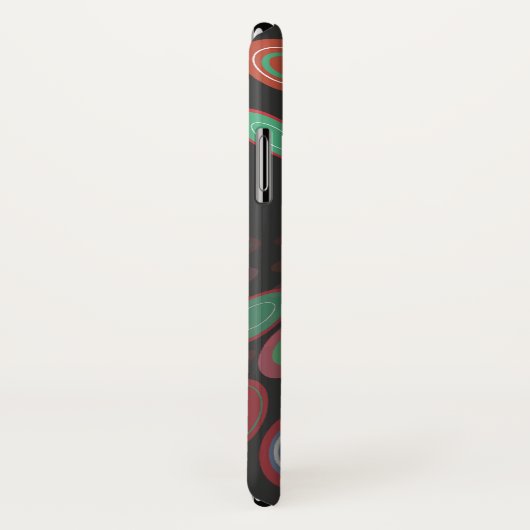 モダンの抽象的なデジタル蝶電話箱 Case-Mate iPhoneケース (裏面/右)