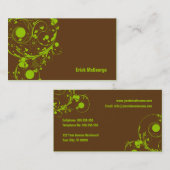 モダンの抽象的な名刺のテンプレート 名刺 (正面/裏面)