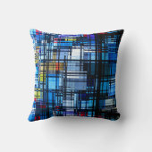 モダンの抽象的な装飾用クッション クッション (裏面)