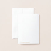 モダンの抽象的な金ゴールドホイル|の結婚式招待状 箔カード (裏面封筒付き)