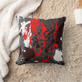モダンの抽象芸術によって吹きかけられるスタイルの枕 クッション (ブランケット)